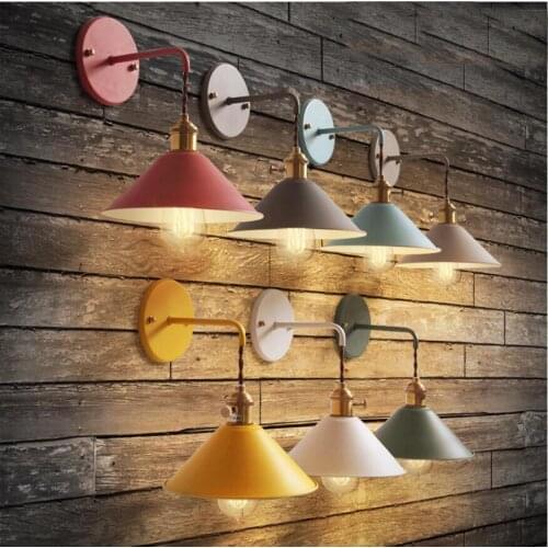 Modern wandlamp iron living room bedroom aisle lampara pared
