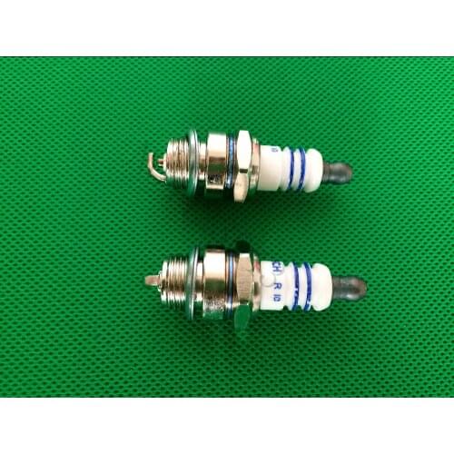 2Pcs Chainsaw Spare Parts Brush Cutter Spark Plug For Bosch 2 Stroke Strimmer Chainsaw Lawnmower Trimmer Cutter Tool Parts