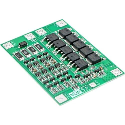 3S/4S 40A 60A Li-ion Lithium Battery Protection Board 18650 PCB BMS For Drill Motor 11.1V 12.6V/14.8V 16.8V Enhance/Balance