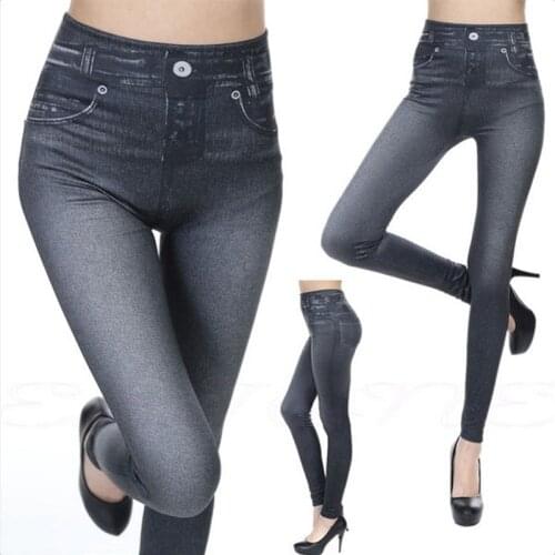 Womens Slim Jean Pants 2021 Fashion Denim Trousers Female Lady Girls Leggings With Pockets Feminina