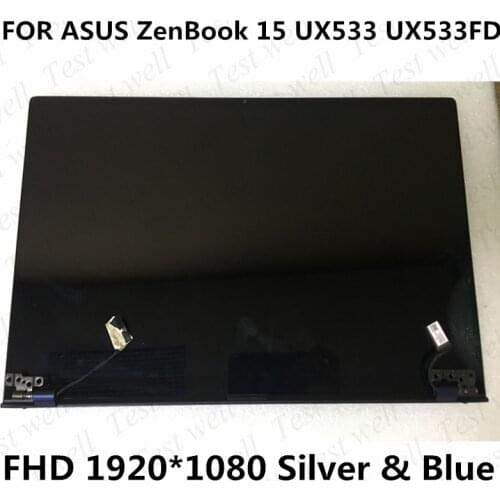 15.6'' Original Replacement FOR ASUS ZenBook 15 UX533 UX533F UX533FD FULL screen assembly 1920X1080 FHD no fit UX533FTC