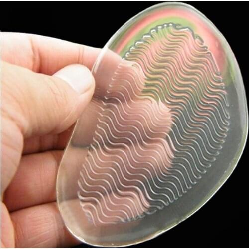 3 pairs = 6pcs Woman Silicone Gel Insoles High Heel anti slip insole forefoot pad transparent insole crystal shoes pad sole