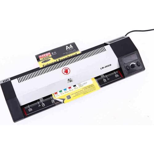 A2 A3 A4 Laminator Glue Machine 460mm Width Laminating Machine Iron Shell Office Home Photo Plastic Machine LM-460iD