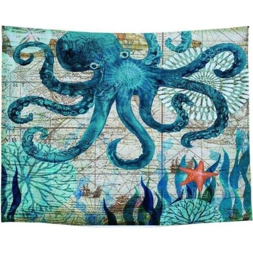 Octopus Tapestry Room Accessories Wall Hanging Home Decoration