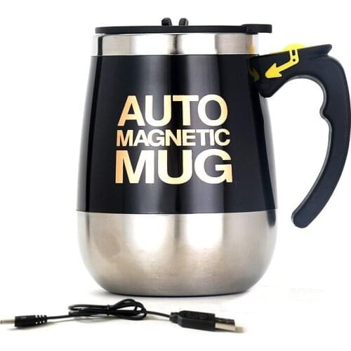 Automatic Self Stirring Magnetic Mug Creative 304 Stainless Steel Coffee Milk Mixing Cup Blender Smart Mixer Thermal Cup