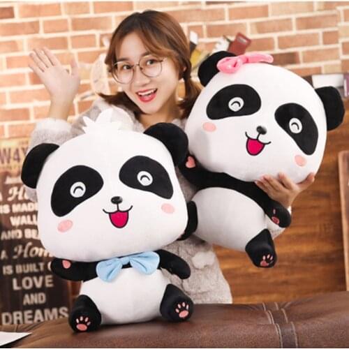 BabyBus 32/50 Cute Panda Plush Toys Soft Stuffed Dolls For Kid Birthday Gift