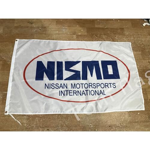 Nismo car racing club flag, 90*150CM polyster banner