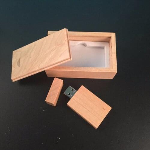 Natural Maple Custom Wedding Photography LOGO usb 2.0 or 3.0 version usb memory flash stick (Bulk order,good price)