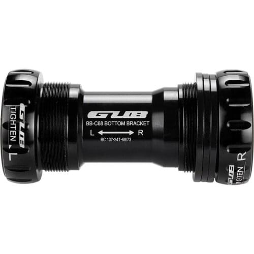 GUB C-68 Bicycle Bottom Bracket Universal Multifunction Aluminium Alloy Easy to Install Bike Bottom Crankshaft for MTB Bicycle