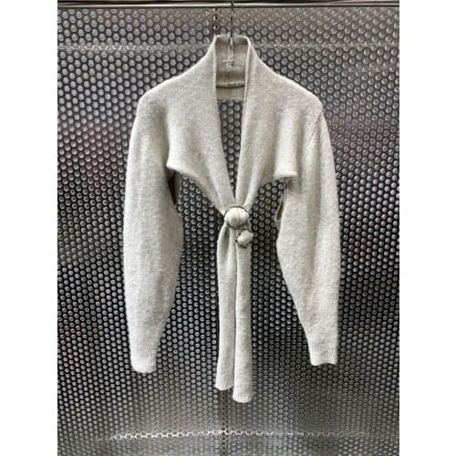 Fashion ladies 2021 new long sleeve sexy casual solid color lace knitted top 1014