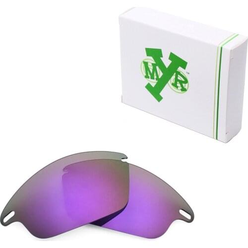 Mryok Anti-Scratch POLARIZED Replacement Lenses for Oakley Fast Jacket Sunglasses Plasma Purple