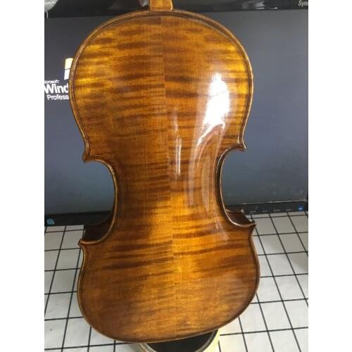 Unfinished 4/4 violin solid maple back old spruce top hand made 010311