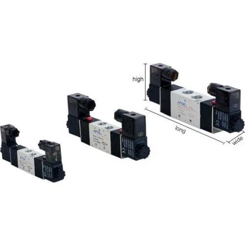 1 pc Pneumatic solenoid valve 4V120-06/4V220-08/4V320-10/4V420-15 double head five-way Pneumatic High-quality AirTAC Type