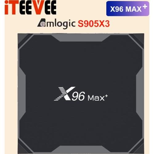 X96 max plus Smart TV Box Android9.0 Amlogic S905X3 Quad Core 4GB 32GB 64GB 2.4G&5.0G WIIF BT4.0 1000M 8K HD Set top box Netflix