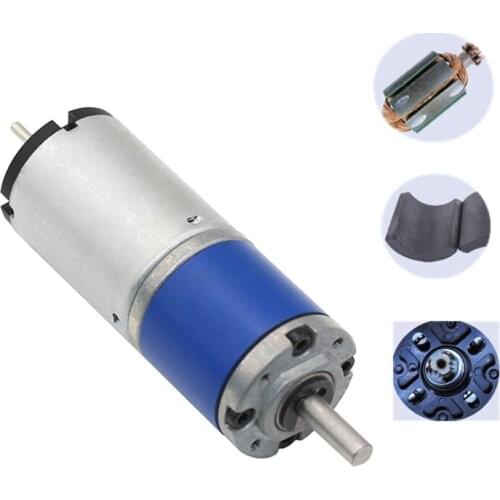 22MM Planetary Gear DC Motor DIY Smart Home Robot 12V 24V 30-1900RPM