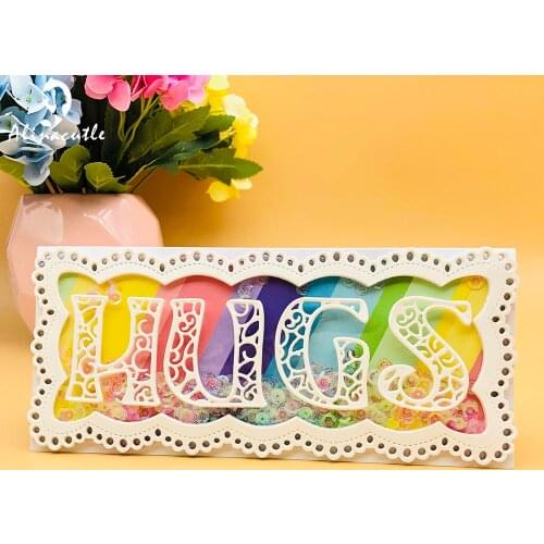 METAL CUTTING DIES Alinacraft Cut 26PC MEGA 5CM HEIGHT ALPHABET Scrapbooking Paper Craft Card Album Punch Art Cutter Die Cut