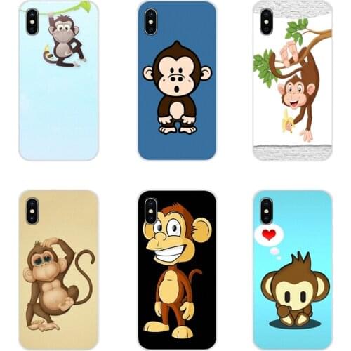 For Xiaomi Redmi Note 3 4 5 6 7 8 Pro Mi Max Mix 2 3 2S Pocophone F1 Silicone Phone Case Cover Amazing Monkey Cartoon Customised
