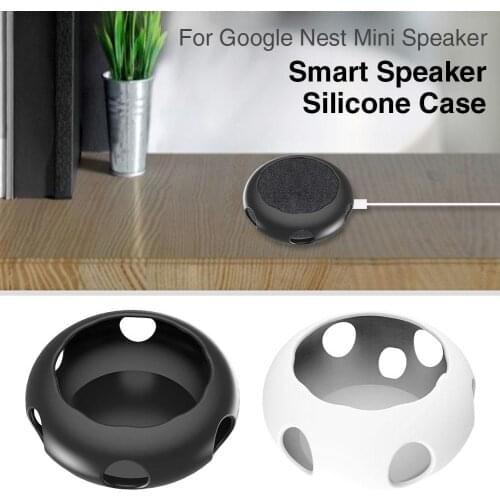 Silicone Protective Case Protector Cover Case For Google Nest Mini Speaker For Google Nest Mini Speaker Accessories