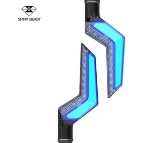 SPIRIT BEAST 12V Highlight Signal Lights LED Water Turn Signal Conversion Accessories Decorative Motorcycle Universal Indicator