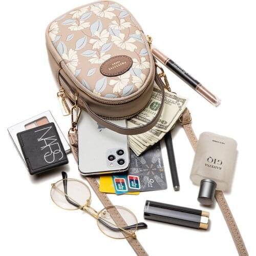 Prettyzys Women Flower Design Shell Bag Portable Shoulder Bag High Capacity Printing PU Leather Elegant Fashion Female Small Bag