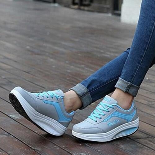 Running Shoes Women Sneakers High Platform Womens Casual Shoes Ladies Basket Femme Wedges Trainers Zapatillas Deportivas Mujer
