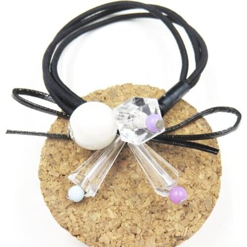 1PCS Simple Plastic Diamond Elastic Hair Bands For Girls Bohemian Headband Scrunchy Fashion Kids Hair Accessories For Women 2018