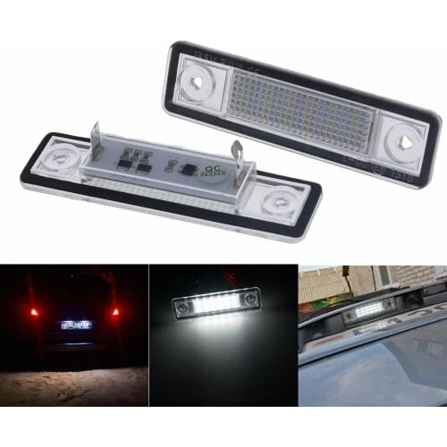 2Pcs Led Number License Plate Light For Vauxhall Opel Corsa B Astra F Estate G Saloon Vectra B sedan Omega A86 B94 Zafira