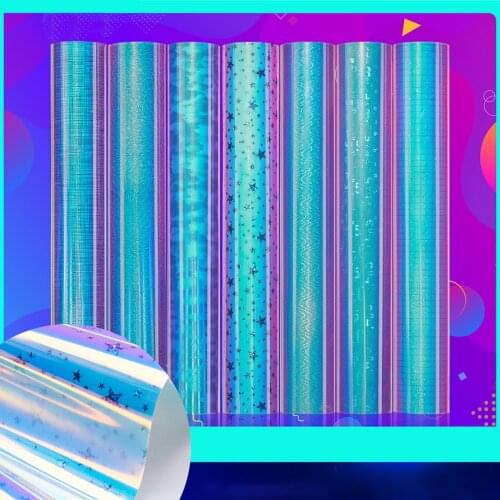 25x30.5cm Camouflage Gradient Vinyl Heat Thermal Transfer Iron On Diy Garment Film Silhouette Paper Fabric Rainbow Press Shirts