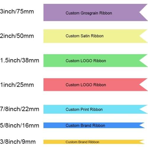 50 Yards Custom Cartoon / Brand Printed Grosgrain Ribbons For Hair Bows DIY Handmade Materials