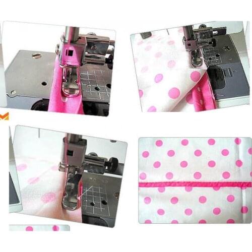 2018 Promotion Real Steel Feiyue Acme Singer Household Sewing Machine Presser Foot Unilateral Adjustable Zipper Piping