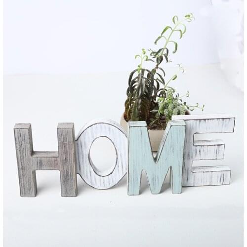Alphabet HOME Furnishing Creative Crafts Wooden English Alphabet DIY Birthday Wedding Home Decoration