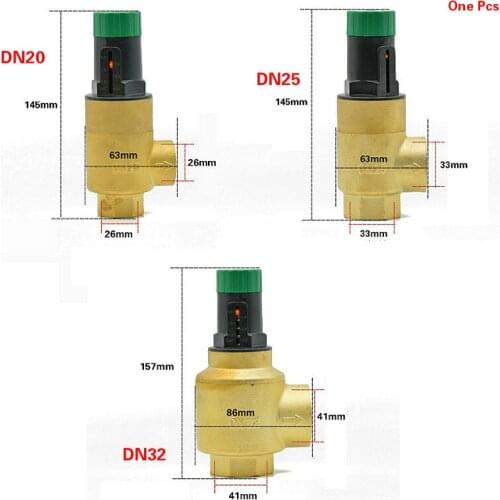DN20/25/32 pressure differential bypass valve,Adjustable automatic bypass value,Self contained proportional valve 1.0 3.0 bar