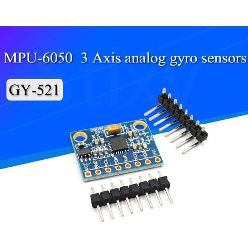 GY-521 MPU-6050 MPU6050 Module 3 Axis analog gyro sensors+ 3 Axis Accelerometer Module