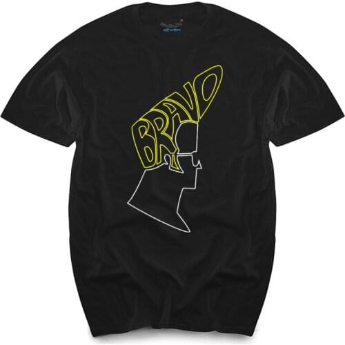 Cartoon Network Johnny Bravo TV Show Bravo Hair Tee Shirt Adult S-3XL new brand teeshirt shubuzhi summer