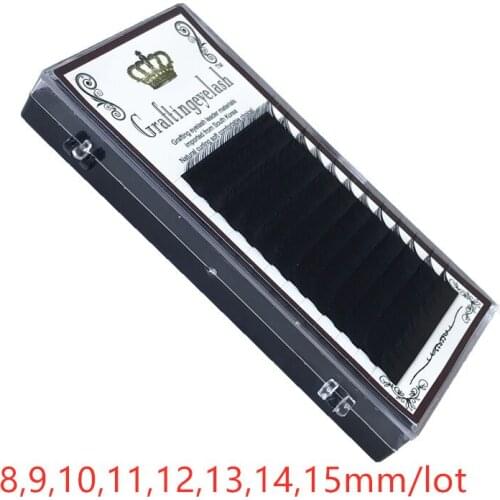 Eyelashes Extension Silk Fiber Individual False Eyelash Extensions Classic Natural Look Lash Extension Supply Russian Lashes