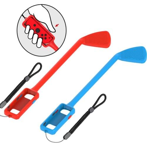NEW 2PCS Switch Golf Clubs Grip NS Controller Game Components Gaming Hand Grips For NS Switch Console Accessories