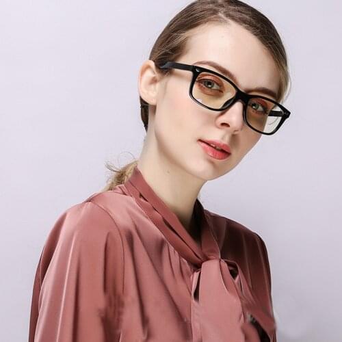 New Arrive Women Anti Blue Ray Glasses Men Spring Chip Leg Myopia Optician Frame F2009