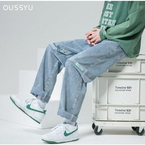 OUSSYU Straight Jeans For Men