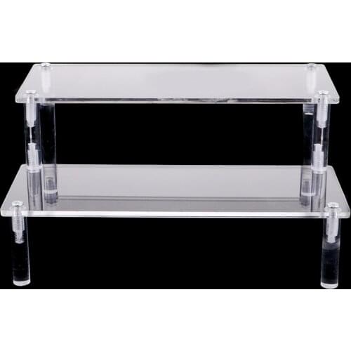 Transparent Acrylic Display Stand for Jewelry Doll Storage, Stable (Color