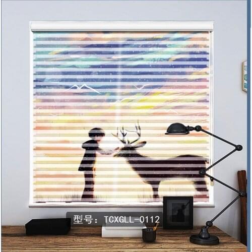 Roller blinds, childrens Shangri La curtain, design and size can be customized free of charge, curtain