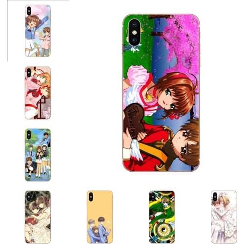 Silicone Phone Covers For LG G7 ThinQ G5 G6 K50 Q60 K40 K8 Q7 2018 2017 V40 V30 V20 V10 Sakura Card Captor