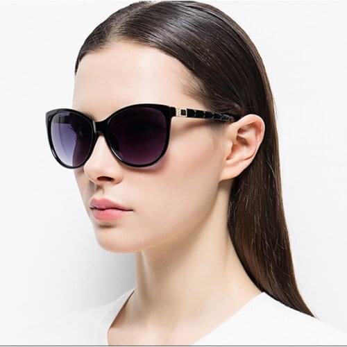 AOZE 2020 Brand design female sunglasses female cat eye retro style polarized glasses UV400 glasses Women ins Popular