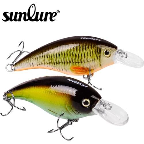 Sunlure 1PC Crankbaits Fishing Lure 17g-9cm Wobblers Hard Bait Minnow Artificial Jerk Bait With 4# Hook Topwater Fishing Tackle