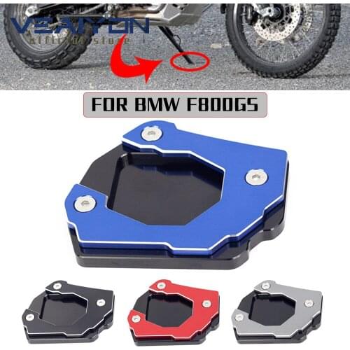 For BMW F800GS Adventure F800 GSA F800GS ADV Motorcycle Enlarge Extension Support Kickstand Foot Pad Accessories 2018 2019 2020