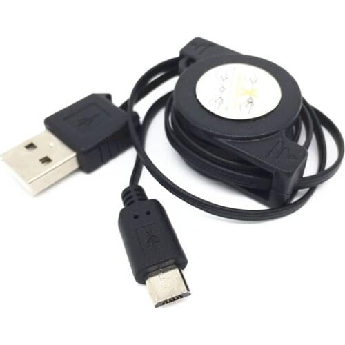 Retractable Micro USB Data Sync Charger Cable for Htc Desire 820 Mini 816 616 601 600 516 D310W Butterfly S A810E G15 Aria G9