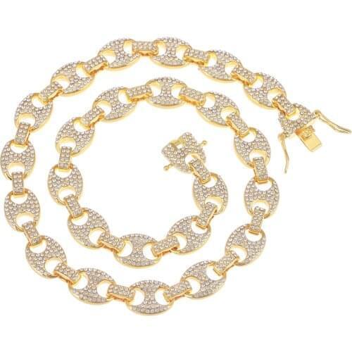 High Quality Mens Womens 316L Stainless Steel Silver Gold Color Coffee Bean Beads Chain Necklace or Bracelet