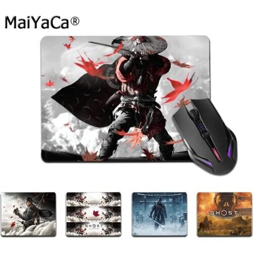 Maiyaca High Quality Ghost of Tsushima Anti-Slip Durable Silicone Computermats Smooth Writing Pad Desktops Mate gaming mouse pad