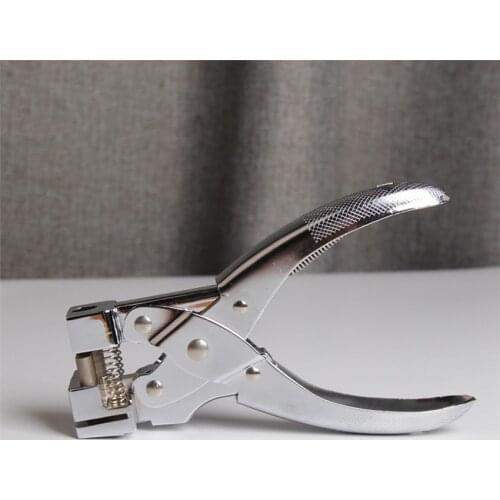 1 Hole Punch Hole Puncher for PVC Plastic Board, Hard Paper, Card, 7 Sheet of Copy Paper Punch Capacity Classic, Stainless Steel