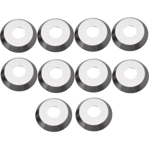 10Pcs 16mm Diameter Round Carbide Inserts Blades CNC Lathe Cutter 5/8 Inch For Wood Turning Tools Woodworking Tool