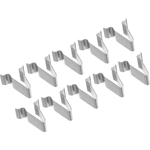 10pcs/set Auto Metal Car Retainer Rivet Fastener Clip Spring Trim Clip For Audi For Skoda